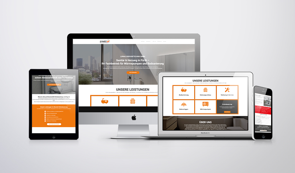 Website und lokales SEO für die LuWAG Gebäudetechnik GmbH